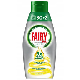 Fairy Platinum cytrynowy żel do mycia w zmywarce