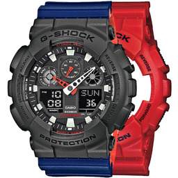 G-SHOCK SET GA-100B-4AER + BEZEL 10467795 + PASEK