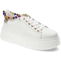 Chebello Białe Sneakersy Wygodne Obuwie Damskie