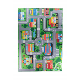 Dywan do pokoju dziecięcy Ulice Uliczki Drogi miasteczko