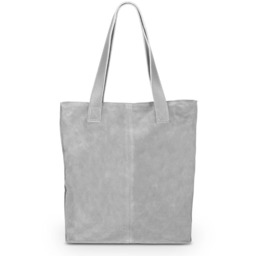 Worek Zamszowy Vera Pelle Punta Szary