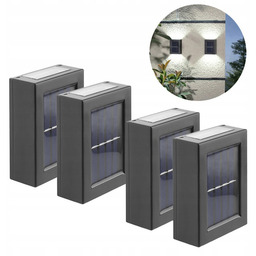 8X Lampki Solarne Ogrodowe Lampa Solarna Kinkiet