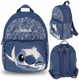 Disney Stitch Jeansowy plecak, mały plecak miejski 31x24x12