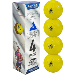 JOOLA Primo Piłki do pickleballa, zestaw 4 szt.
