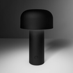 FLOS Lampa stołowa design Bellhop, możliwość ściemniania, czarny,