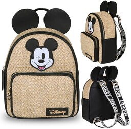 Myszka Mickey Disney BEŻOWY damski plecak z uszami,