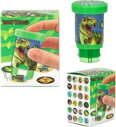 Depesche 13349 Dino World Sticker Stamper - zestaw
