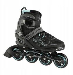 Łyżworolki Nils Extreme NA9157 Czarno-miętowy 44