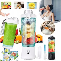 600ML Przenośny Blender, Elektryczny Blender Do Sokowirówki Usb