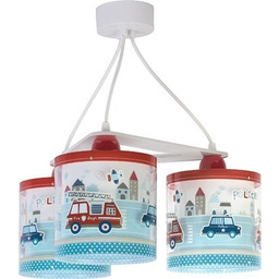 Lampa sufitowa Pojazdy Policja potrójna 3x60W - E27