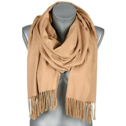 Szalik damski jesienny zimowy GŁADKI szal ciepły