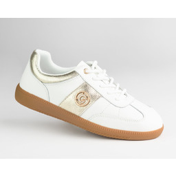 Buty damskie sportowe tenisówki GOODIN GD-XF-153 biało złote