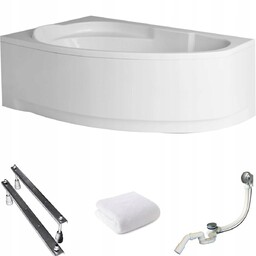 Wanna narożna z obudową Marea 150x100 lewa Polimat