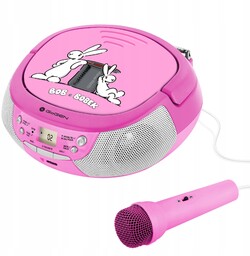 Boombox Karaoke Głośnik Bluetooth Usb MP3 Mikrofon Odtwarzacz