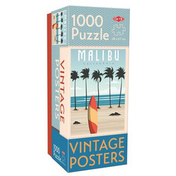 TACTIC Puzzle Vintage Posters Malibu 58662 (1000 elementów)