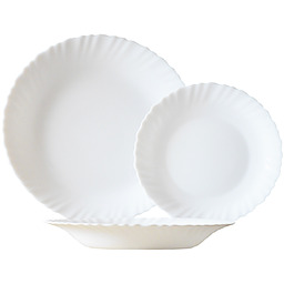 Serwis zestaw obiadowy 36 el komplet talerzy Luminarc