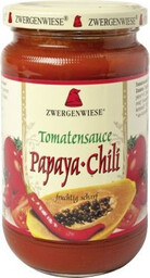 Zwergenwiese Sos pomidorowy papaya chili pikantny bezglutenowy 350