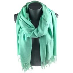 Szalik damski jesienny zimowy GŁADKI szal ciepły