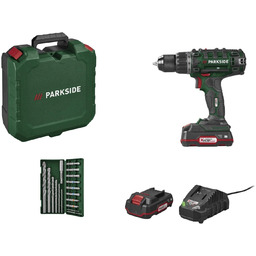 Wiertarko-wkrętarka Parkside Pabs 20 Li G8, bateria, bity,