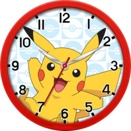 Zegar naścienny Pokémon - Pikachu