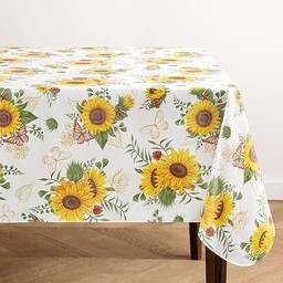 Elrene Home Fashions Słonecznik sezon vintage kwiatowy wodoodporny