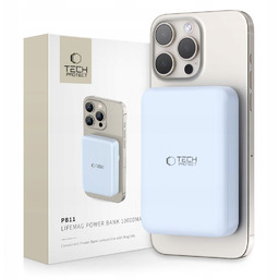 Tech-Protect LifeMag Magsafe Power Bank 10000mAh Niebieski
