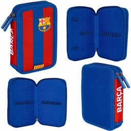 Piórnik Fc Barcelona Dwie Komory Bez Wyposażenia Piórnik