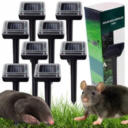 8x Mocny Odstraszacz Kretów Solarny Na Krety Nornice