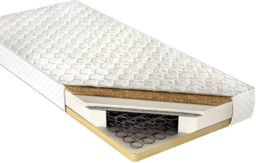 Materac Kokos medium na stelażu 120x200