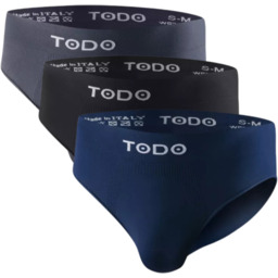 Todo Active 3PACK slipy męskie Todo bezuciskowe, termoaktywne,