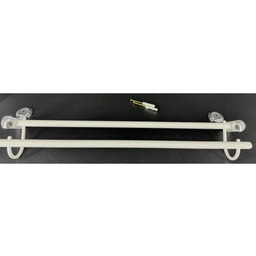 Wieszak 2-u rurkowy 60 cm ANDEX Classic 029/60/BC