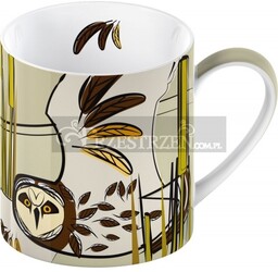 KUBEK PORCELANOWY - SOWA BŁOTNA by Marc Greco