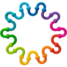 Fat Brain Toys Plip Links Kreatywna zabawa Silikonowe