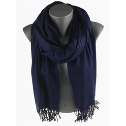 Szalik damski jesienny zimowy GŁADKI szal z frędzlami