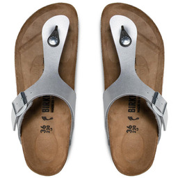 Japonki Birkenstock Gizeh Bs 0043853 Srebrny
