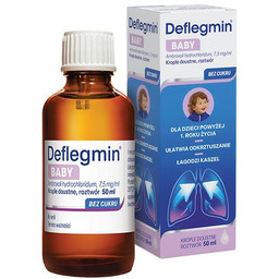 Deflegmin Baby krople doustne 7,5 mg/ml, 50ml