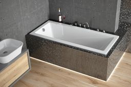 Besco wanna prostokątna Modern Slim 140 x 70