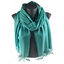 Szalik damski jesienny zimowy GŁADKI szal z frędzlami