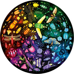 Puzzle 500 elementów okrągłe Paleta kolorów Ravensburger 52