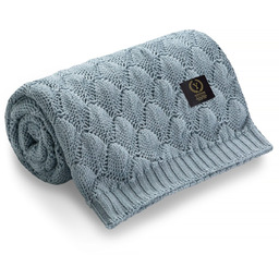 Yosoy Ażurowy Kocyk Shells Niebieski