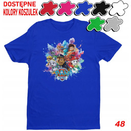 Dziecięca Koszulka Z Nadrukiem Psi Patrol Duży Wybór