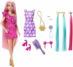 Barbie Totally Hair lalka (blondynka) z bardzo długimi