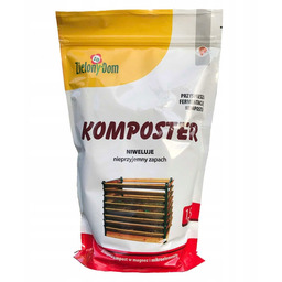 Komposter aktywator kompostu Zielony Dom. Pożywka bakterii, nawóz