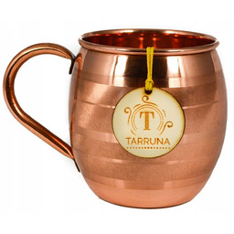 Kubek Miedziany Szczotkowany 450 ML Ajurweda Naczynie Ozdobne