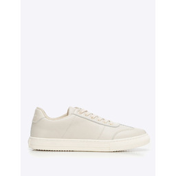 Męskie sneakersy ze skóry licowej beżowe