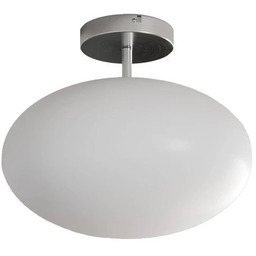 Lindby - Sonika Lampa Sufitowa Satin Nickel/Opal White