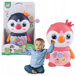 Zabawka Interaktywna Pingwinek Muzyczny Zabawki Edukacyjne Dźwiękowe 1