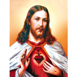 Plakat religijny Jezus Chrystus - Serce Jezusa