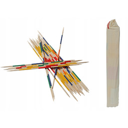 Duże Drewniane Bierki Patyczki Gra Mikado Master