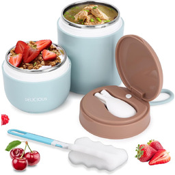 POJEMNIK 720ML NA JOGURT MUSLI PŁATKI ŻYWNOŚĆ ŚNIADANIOWY